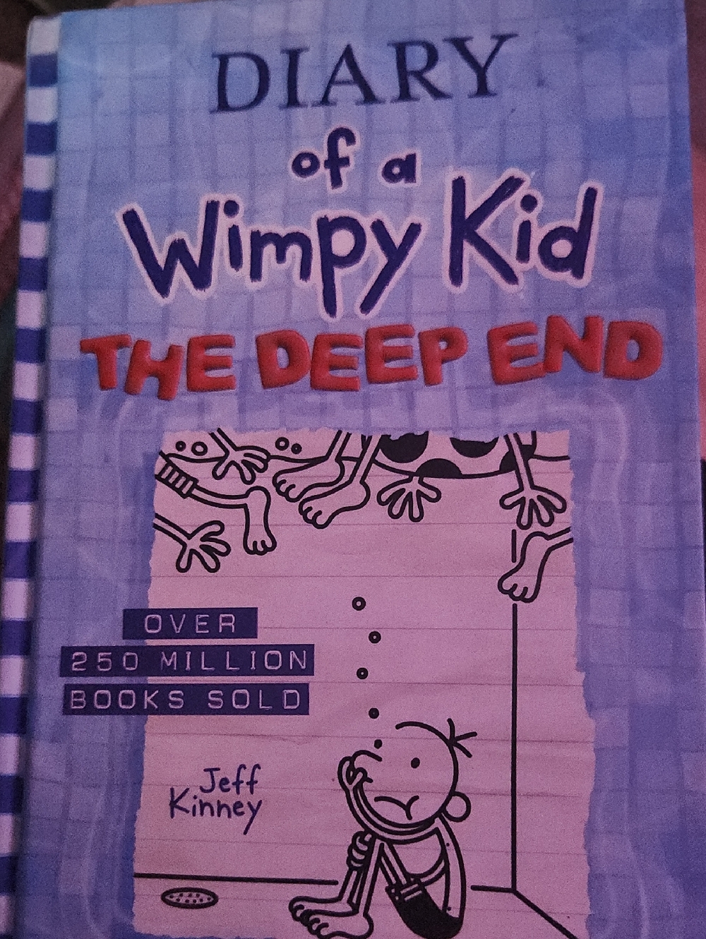 Diary of a Wimpy Kid: The Deep End - Blue/Purple Cover